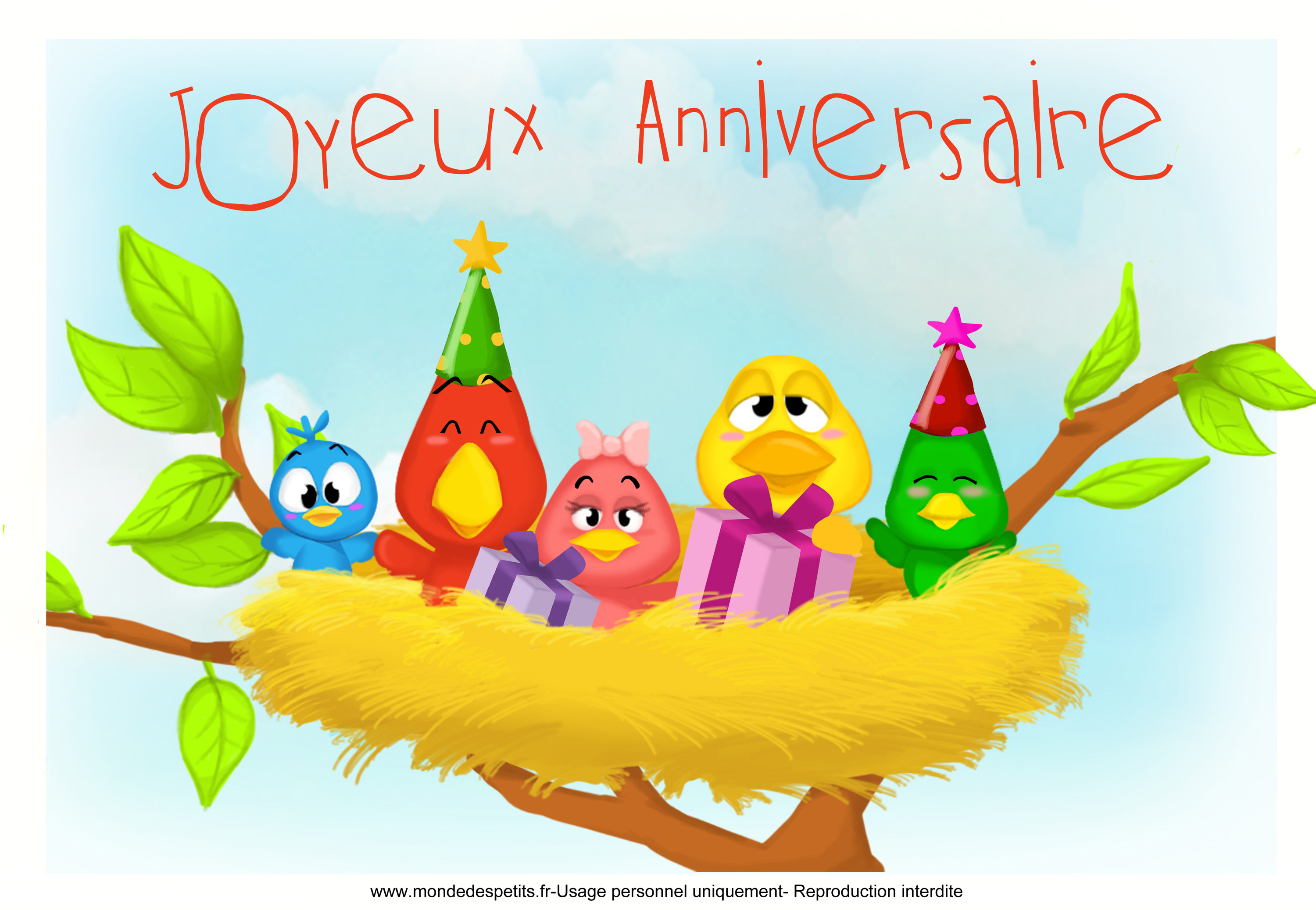 Carte D anniversaire Anim e Pour B b Coleteremelly Site