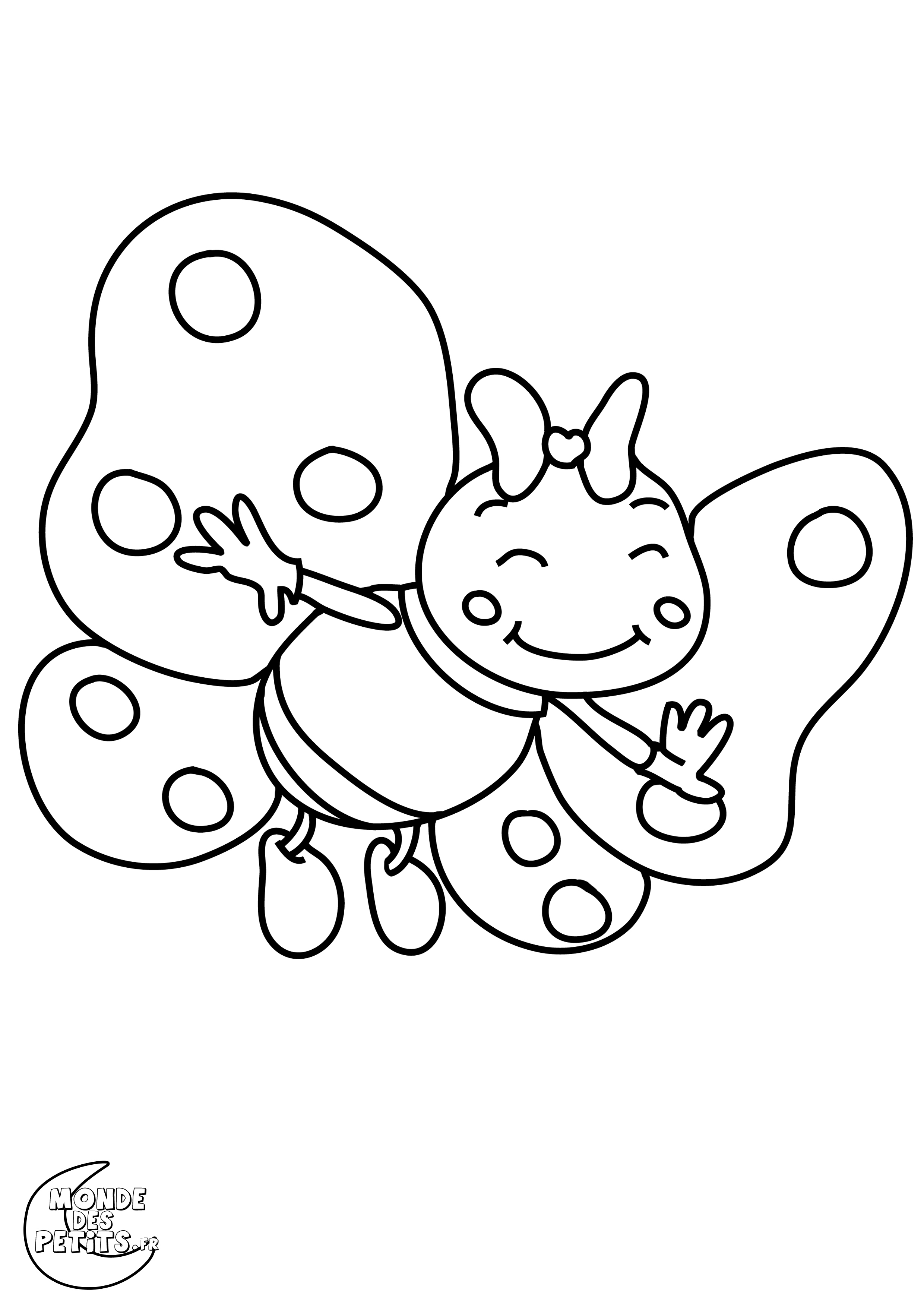 Coloriage le papillon