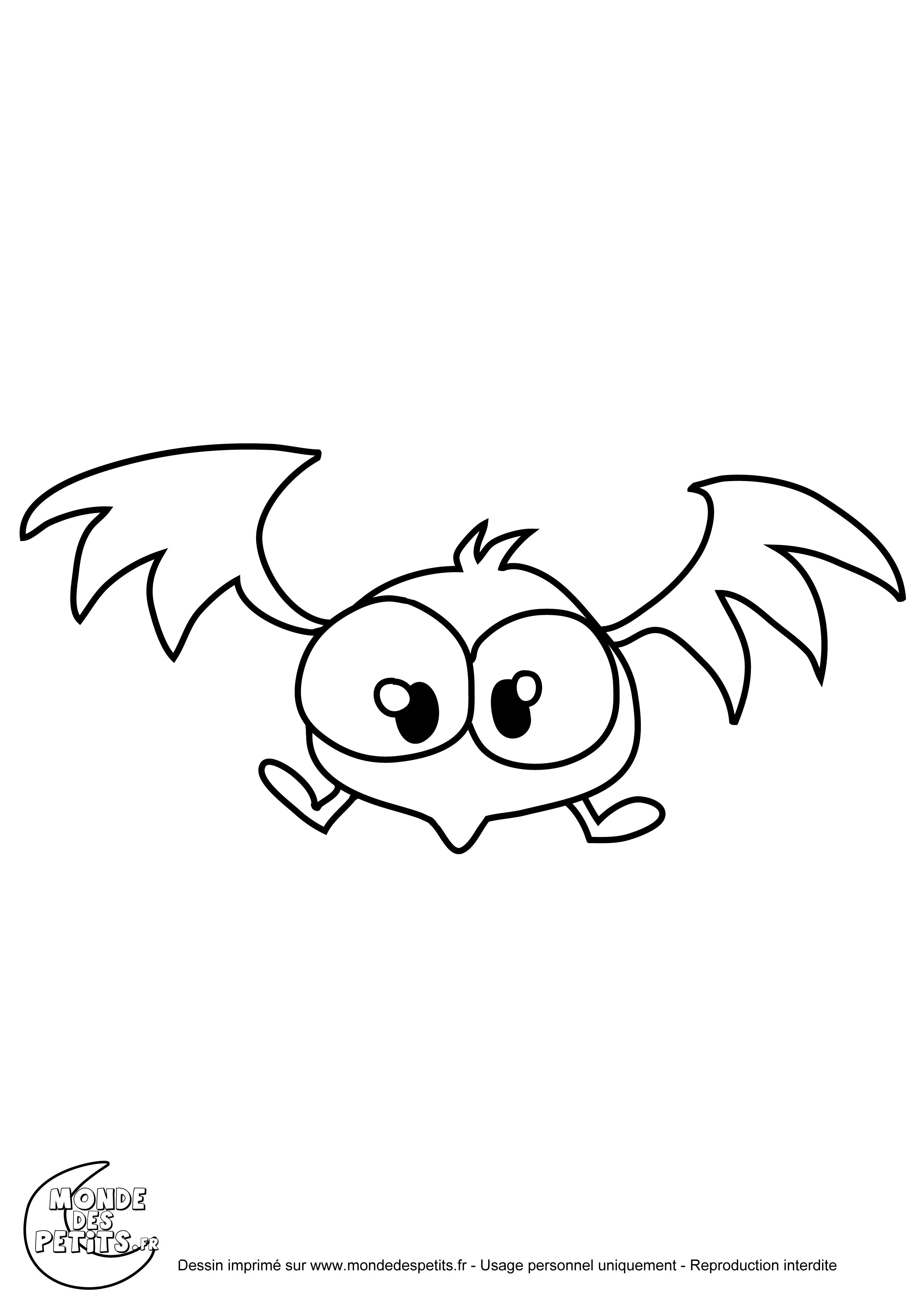Chauve Souris Coloriage Imprimer