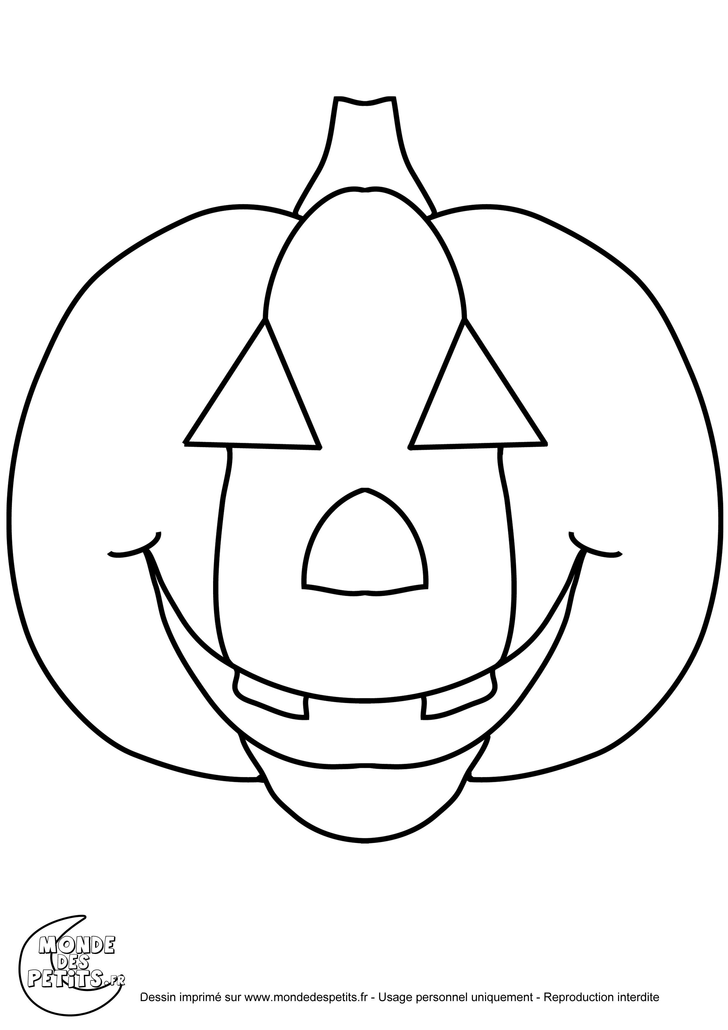 Coloriage De Masque D Halloween A Imprimer Gratuit