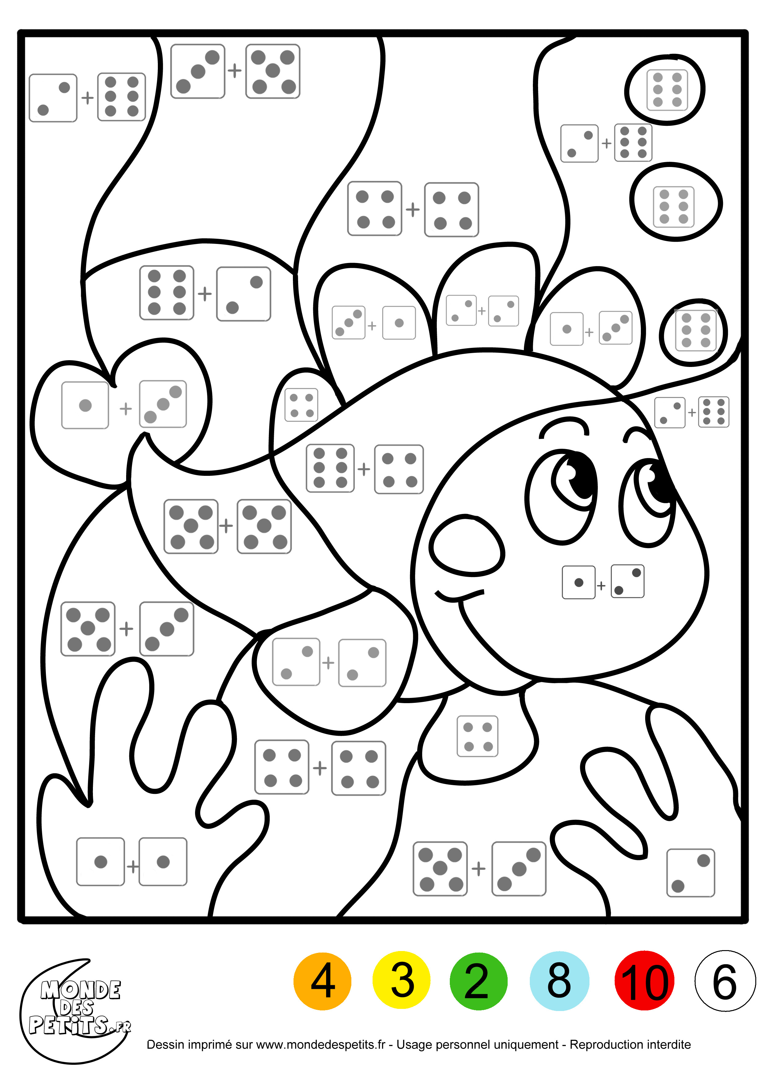 Luxe Coloriage Magique Maternelle Maths