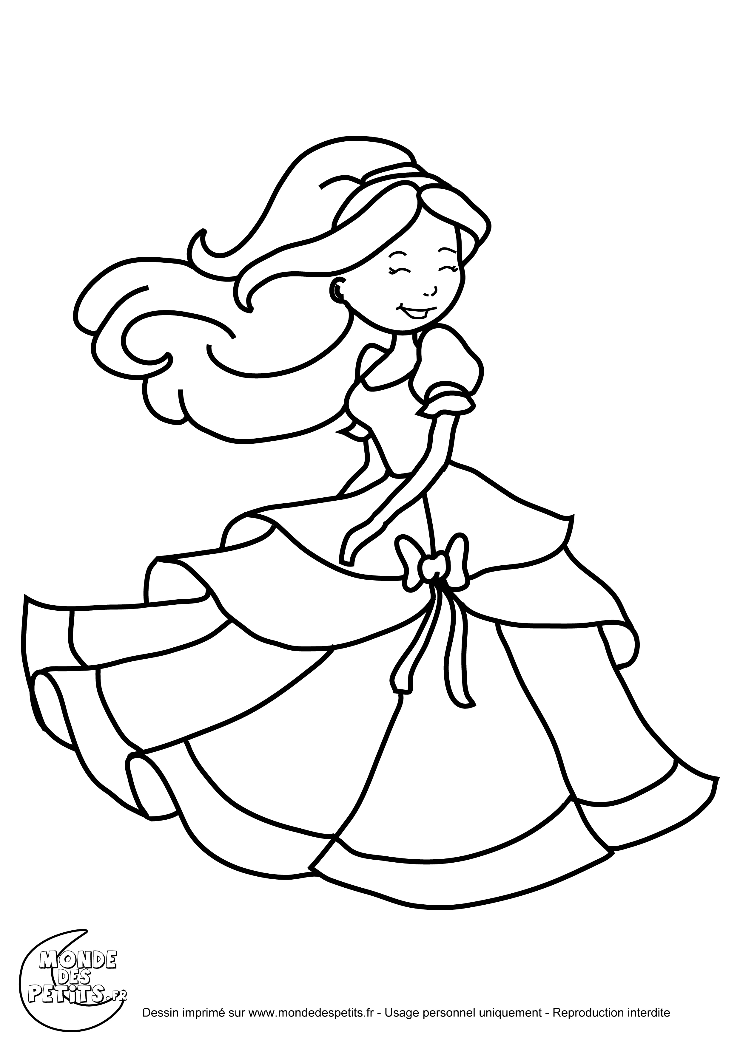 Coloriage De Fee Princesse