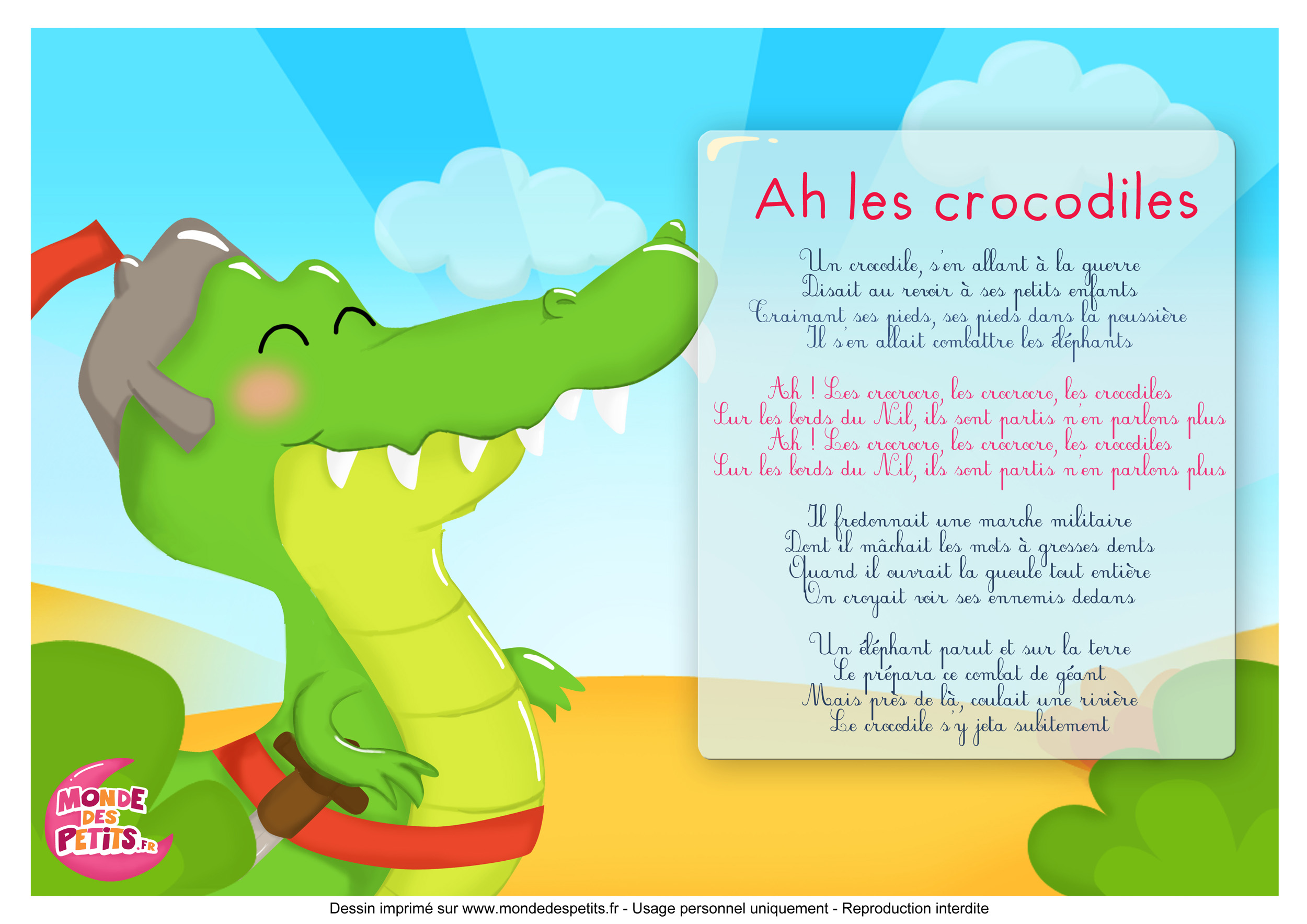 Ah les crocodiles