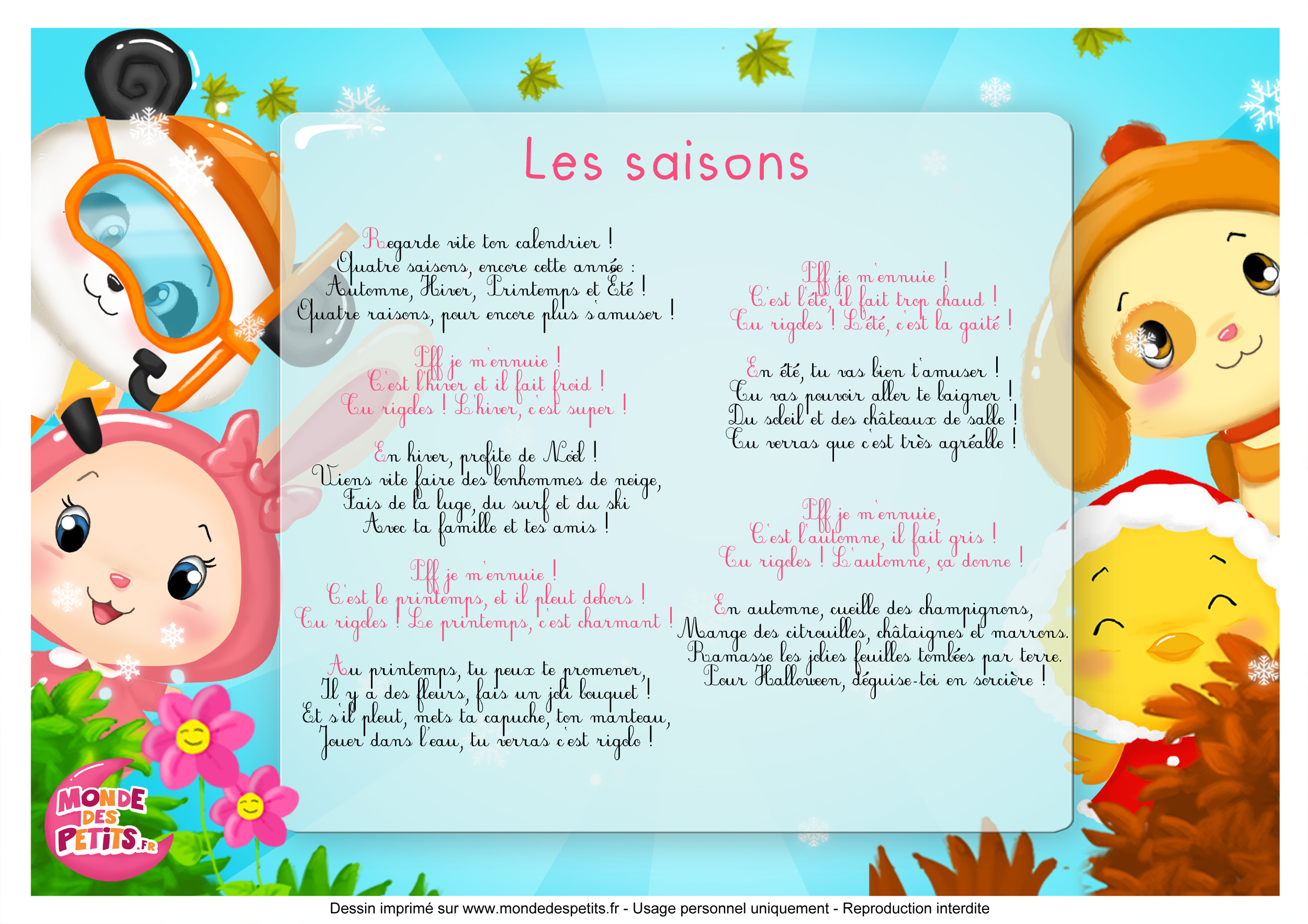 Les saisons