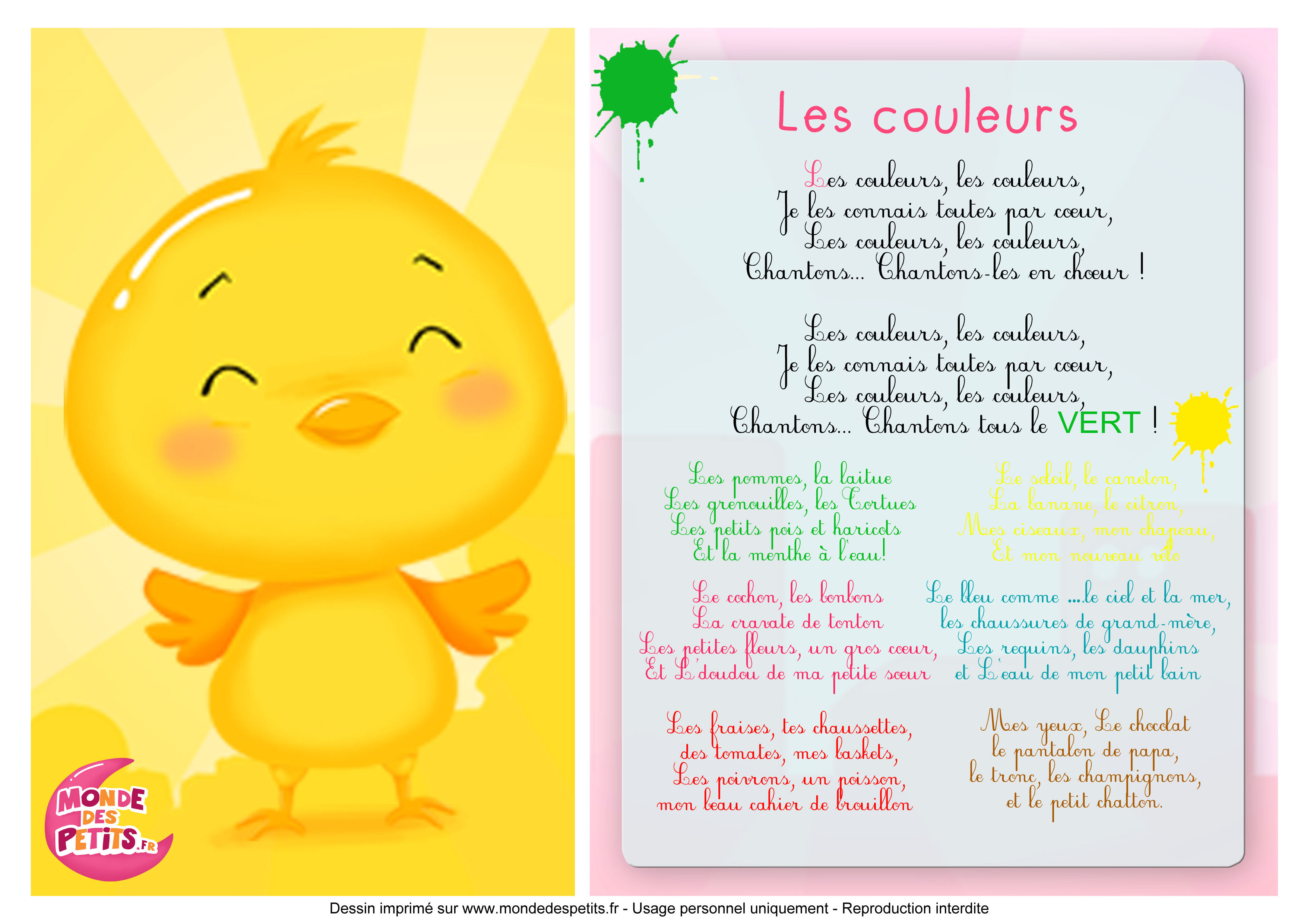 Les couleurs des Titounis