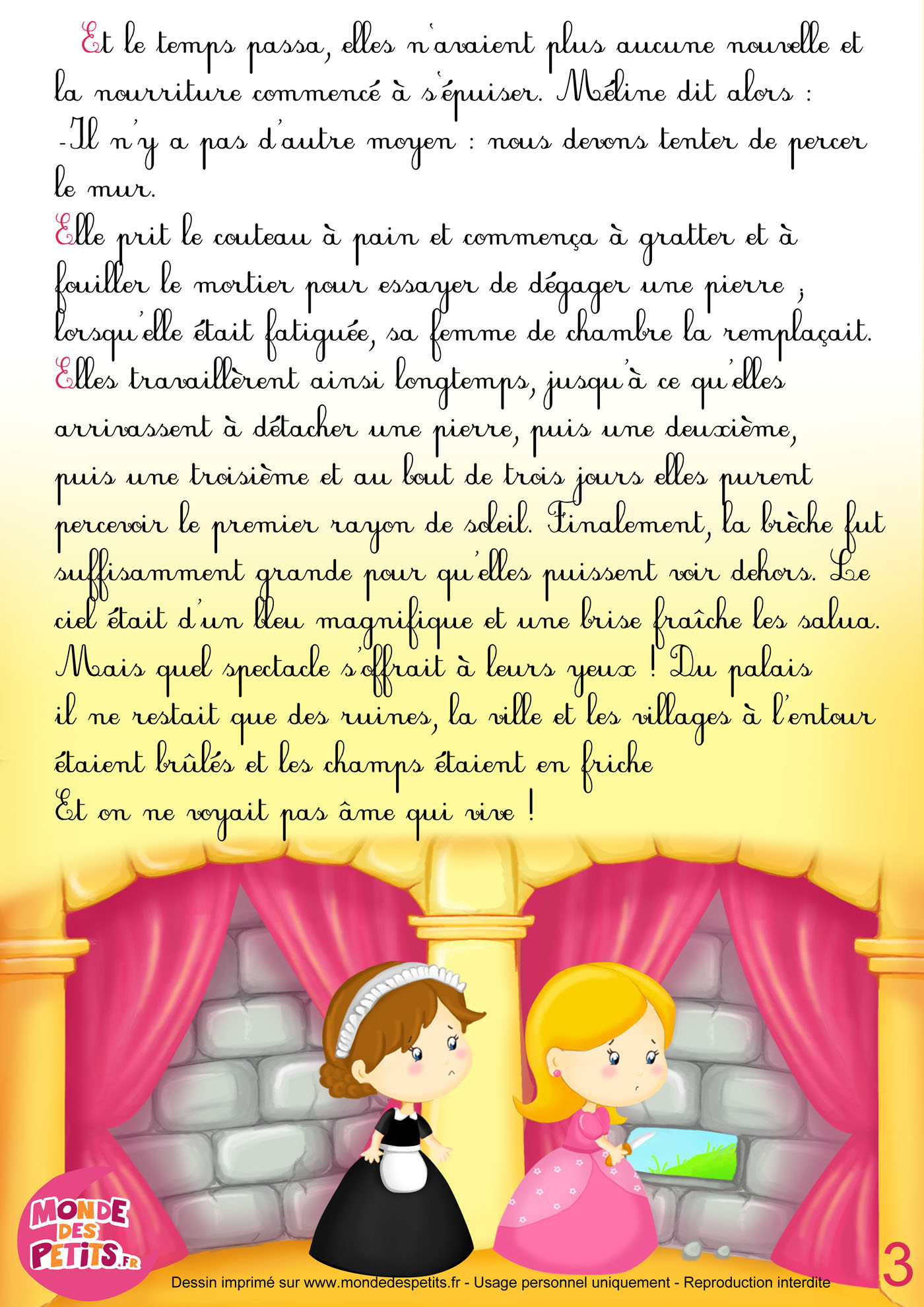 Monde des petits - imprimer