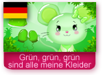 Grün, grün, grün sind alle meine Kleider - Comptine allemande