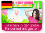  Kinderlied mit Gesten - Häschen in der Grube