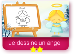 Comment dessiner un ange de Noël ?