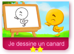 Comment dessiner un petit canard ? 