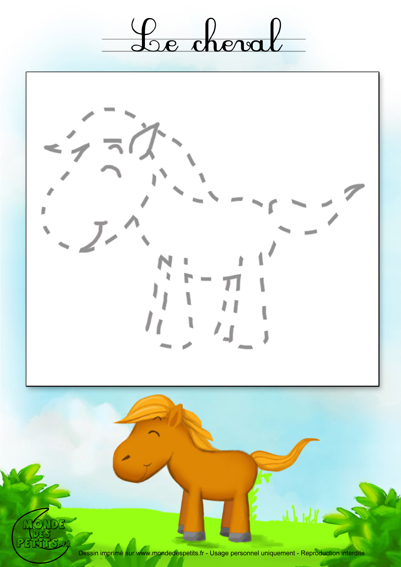 How-To-Draw-Horses  Dessin cheval facile, Comment dessiner un