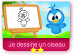 Comment dessiner un petit oiseau ? 