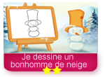 Comment dessiner un bonhomme de neige ?