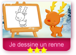 Comment dessiner un renne de Noël ? 