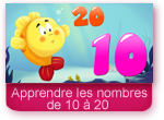 Les nombres de 10 à 20