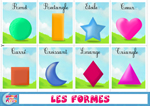 Cartes à imprimer apprendre les formes