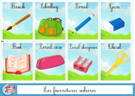 Apprendre les founitures scolaires en anglais