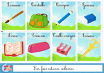 Apprendre les fournitures scolaires