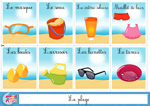 Apprendre le vocabulaire de la plage