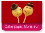 Cake Pops : les deux bonhommes
