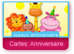 Cartes virtuelles ou à imprimer: Carton d'invitation et Joyeux anniversaire