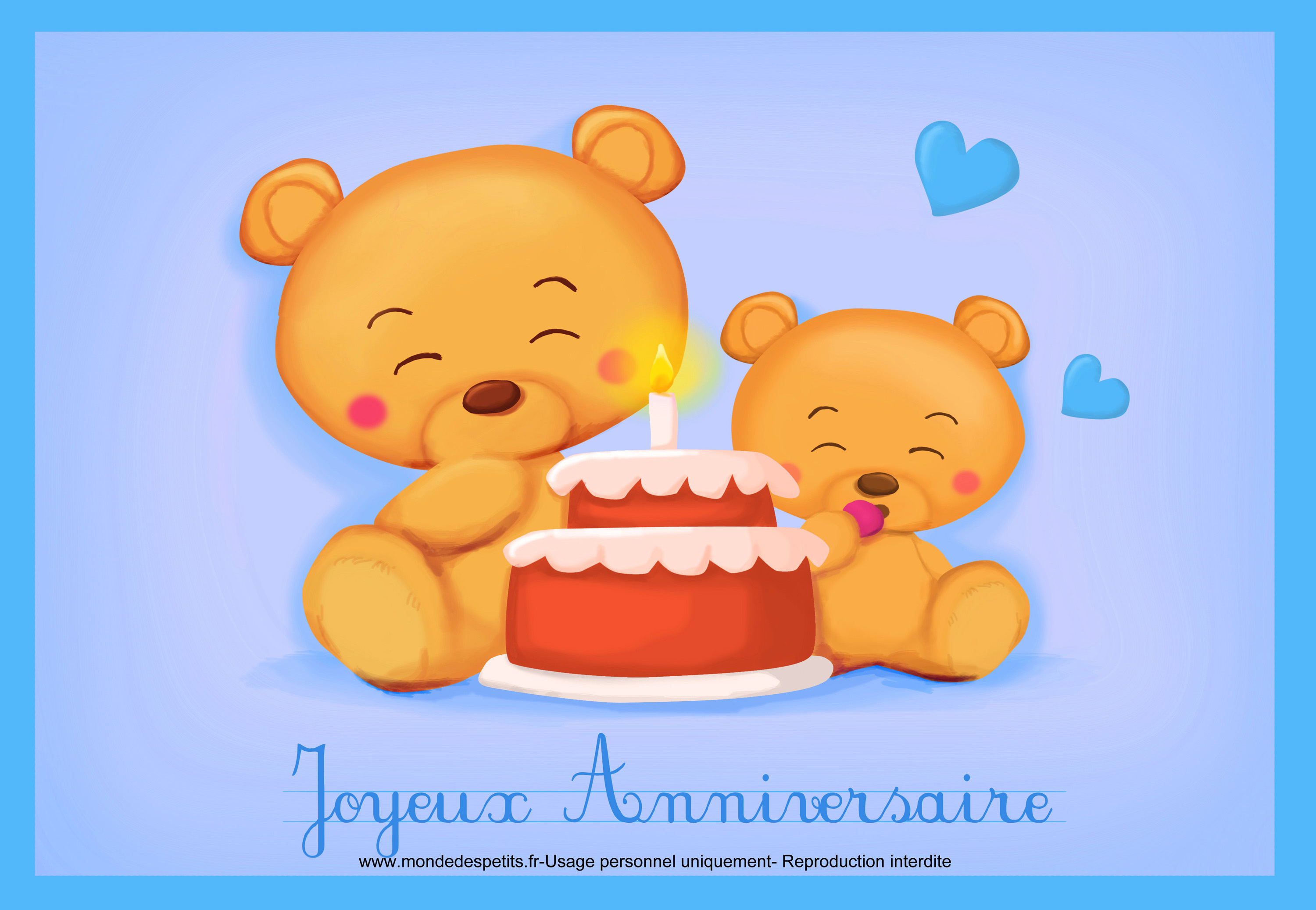 Carte Virtuelle Anniversaire Enfants EFVGA