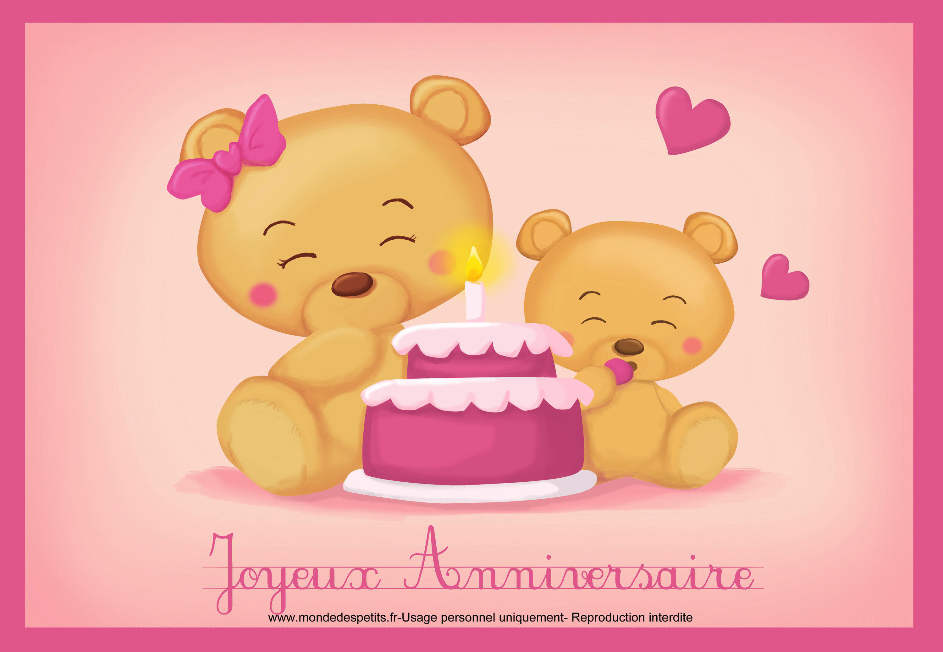 Bon anniversaire ma Princesse / 7 ans