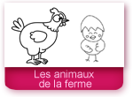 Coloriages: les animaux de la ferme