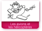 Coloriages: Avions et Helicoptères