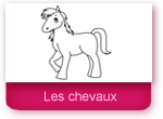 Coloriages: les chevaux