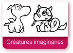 Coloriages dragons, monstre, et créatures imaginaires