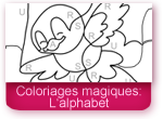 Coloriages magiques : L'alphabet