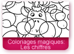 Coloriages magiques: les chiffres