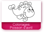 Coloriages: Poisson d'avril