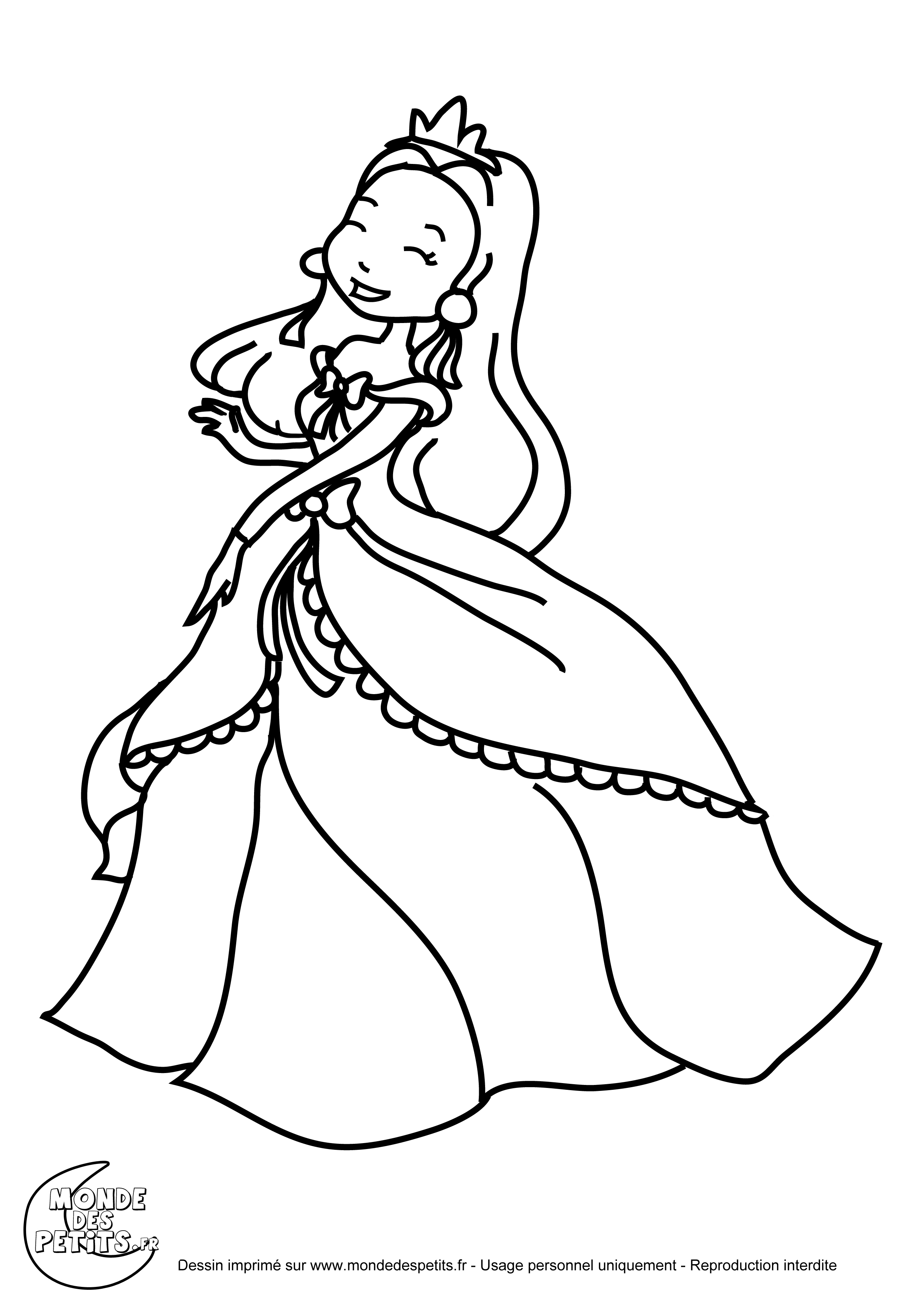 Coloriage Couronne De Princesse