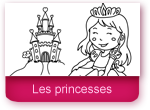 Coloriages: princesses