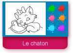 Le chaton coloriage en ligne