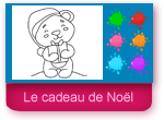 Jeu de coloriage en ligne  le cadeau de Noël