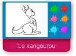 Jeu de coloriage avec le Kangourou