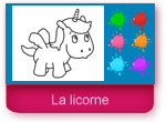 Coloriage en ligne la licorne