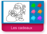 Coloriage en ligne les cadeaux de Noël