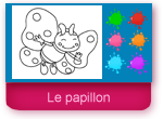 Le papillon jeu de coloriage en ligne