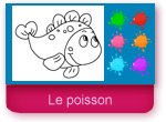 Jeu de coloriage avec des poissons