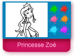 Coloriages de princesse en ligne pour les enfants