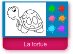 Coloriage de tortue en ligne pour les enfants