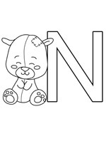 Coloriage mignon pour apprendre l'alphabet