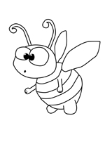 Coloriage abeille