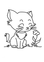 Coloriage le chaton