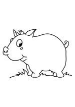 Coloriage Cochon