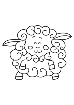 Coloriage le mouton